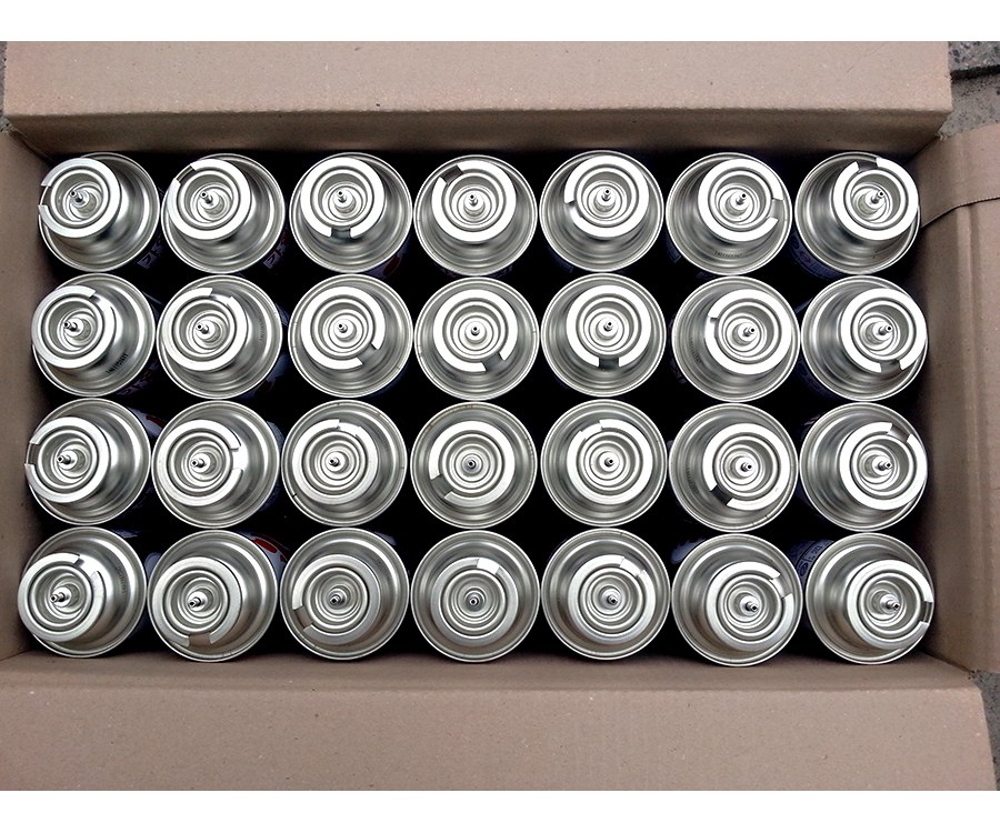 Used empty cartridge packing reference